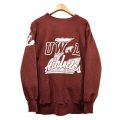 90’s【ビンテージ】【Champion】【チャンピオン】【リバースウィーブ】【エンジ】【UWL ATHLETICS】【カレッジロゴ】【スウェット】刺繍タグ【サイズXL】 