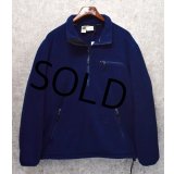 ＬＬビーン【L.L.bean】【紺】【ハーフジップ】【フリースジャケット】【サイズM-Ｌ】 