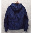 画像3: 【J.crew】【Ｊクルー】【紺×紫】【リーフ柄】【コットンパーカー】ヨットパーカー【サイズM】<br> (3)