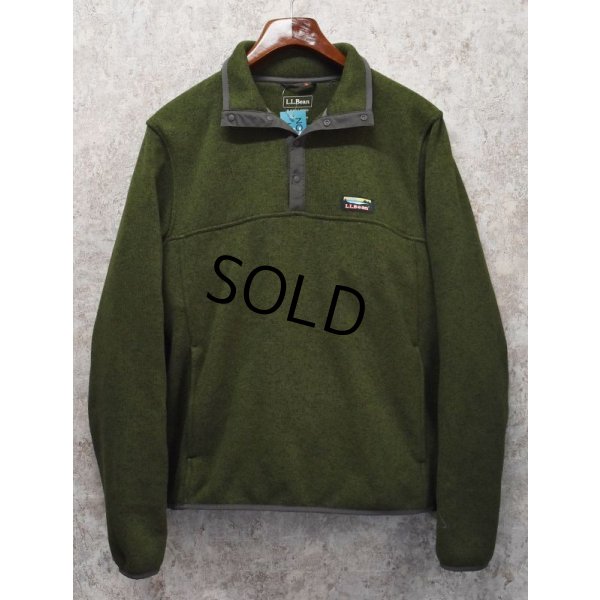 画像1: 【ＬＬビーン】【L.L.bean】【緑】【フリース】【スナップＴ】プルオーバー【サイズ】 