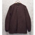 画像1: 90’s【ビンテージ】USA製【BACHRACH】バクラック【黒×緑×エンジ】ボーダー【ヘンリーネック】【ロンＴ】【サイズＭ】<br> (1)