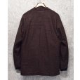 画像3: 90’s【ビンテージ】USA製【BACHRACH】バクラック【黒×緑×エンジ】ボーダー【ヘンリーネック】【ロンＴ】【サイズＭ】<br> (3)