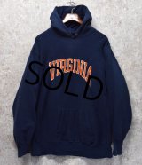 80's【USA製】【ビンテージ】【チャンピオン】【Champion】【トリコタグ】【リバースウィーブパーカー】紺【VIRGINIA】【サイズＸＸＬ】 