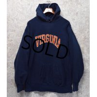 80's【USA製】【ビンテージ】【チャンピオン】【Champion】【トリコタグ】【リバースウィーブパーカー】紺【VIRGINIA】【サイズＸＸＬ】 