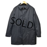 【ブルックスブラザーズ】【紺×黒ギンガム】【レインコート】【ステンカラーコート】【スプリングコート】【46R】 