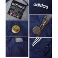 画像2: 80〜90’ｓ【ビンテージ】【アディダス】adidas【紺×白ライン】ナイロンパーカー【万国旗タグ】【サイズM】<br> (2)