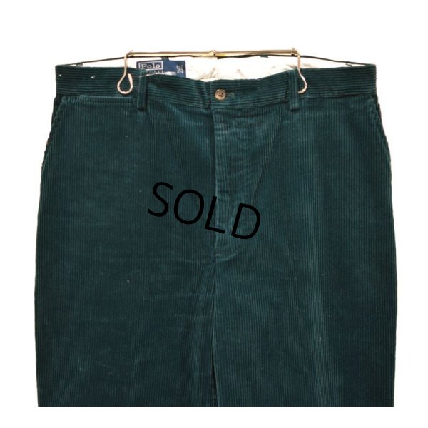 画像4: 【ラルフローレン】POLO RALPH LAUREN【緑】【コーデュロイパンツ】【36X34】 