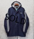 80〜90’ｓ【ビンテージ】【アディダス】adidas【紺×白ライン】ナイロンパーカー【万国旗タグ】【サイズM】 