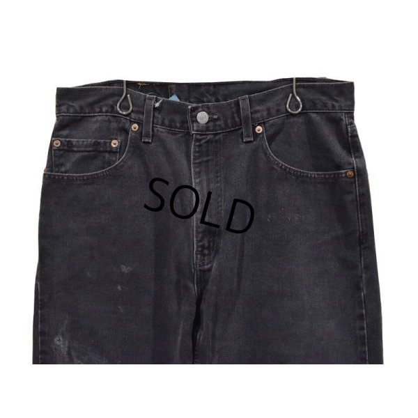 画像7: USA製【ビンテージ】【LEVI'S】【リーバイス５０５】505【黒】【デニムパンツ】ブラックデニム【33ｘ34】 