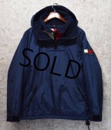 【オールド】【Tommy Jeans】【トミーヒルフィガー】【裏フリース】【ナイロンプルオーバー】【サイズM】 