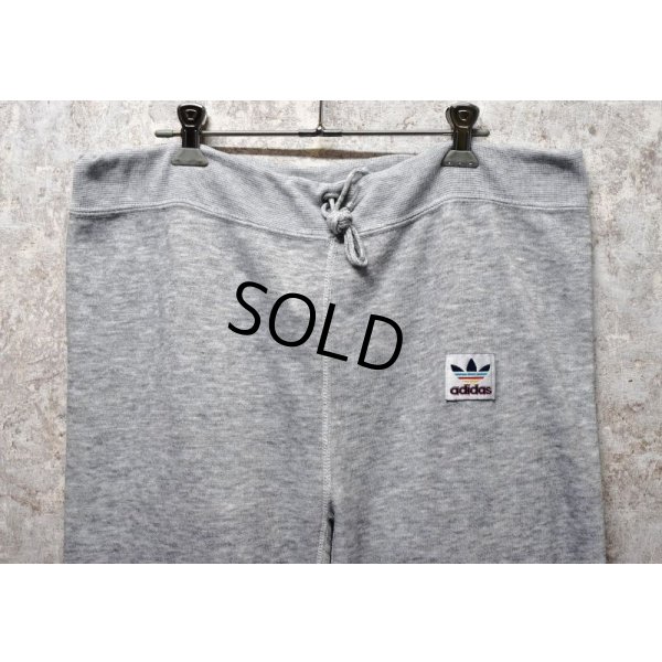 画像4: 80's【ビンテージ】USA製【adidas】【アディダス】グレー【スウェットパンツ】【サイズＬ】 