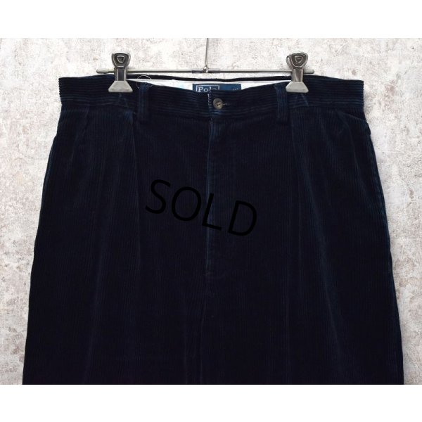 画像4: 【ラルフローレン】POLO RALPH LAUREN【紺】ANDREW PANTS【2タック】【コーデュロイパンツ】【32×32】