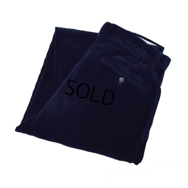 画像1: 【ラルフローレン】POLO RALPH LAUREN【紺】ANDREW PANTS【２タック】【コーデュロイパンツ】【32×32】 