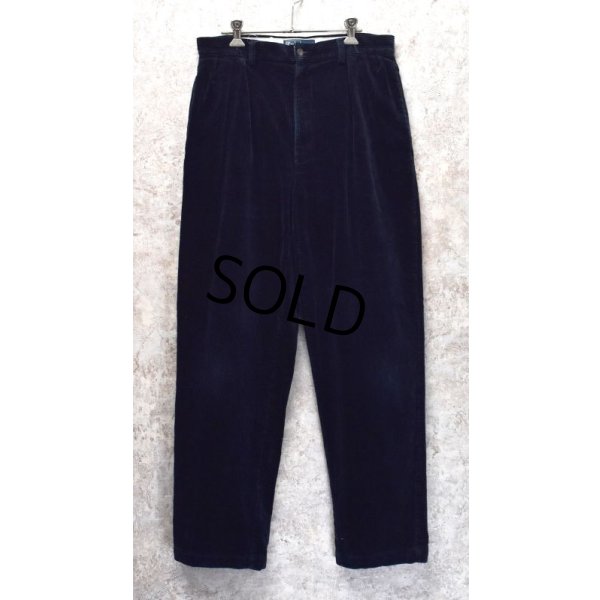 画像3: 【ラルフローレン】POLO RALPH LAUREN【紺】ANDREW PANTS【2タック】【コーデュロイパンツ】【32×32】