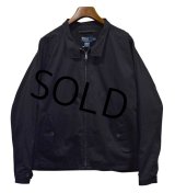 【RALPH LAUREN】【ラルフローレン】【黒】【コットンブルゾン】【ジップアップジャケット】スウィングトップ【サイズXL】 