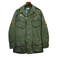 画像1:  60's【ビンテージ】【米軍実物】U.S.ARMY【ノンリップ】初期型【ジャングルファティーグシャツ】【ファティーグジャケット】【M-long】<br> (1)