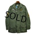  60's【ビンテージ】【米軍実物】U.S.ARMY【ノンリップ】初期型【ジャングルファティーグシャツ】【ファティーグジャケット】【M-long】 