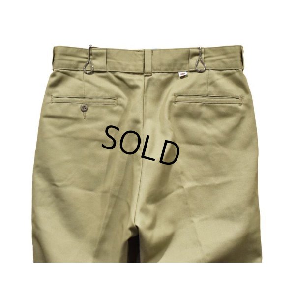 画像6: 80's~【USA製】【ビンテージ】ディッキーズ【Dickies】【ベージュ】【ポリコットン】【ワークパンツ】【33×34】