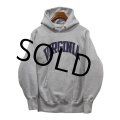 90's【USA製】【ビンテージ】【チャンピオン】【Champion】【リバースウィーブパーカー】グレー【VIRGINIA】【サイズＬ】 