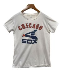 70's【ビンテージ】【USA製】白【CHICAGO SOX】ホワイトソックス【Tシャツ】【サイズＬ】 