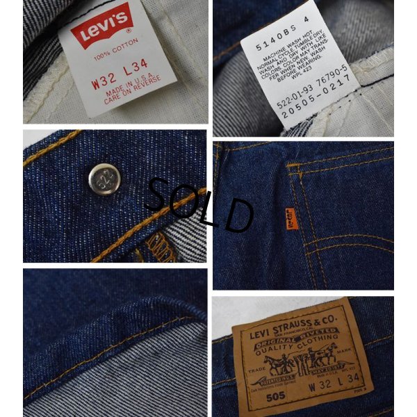 画像2: 90's【USA製】【ビンテージ】【LEVI'S】【リーバイス】【505】【デニムパンツ】【32×34】 