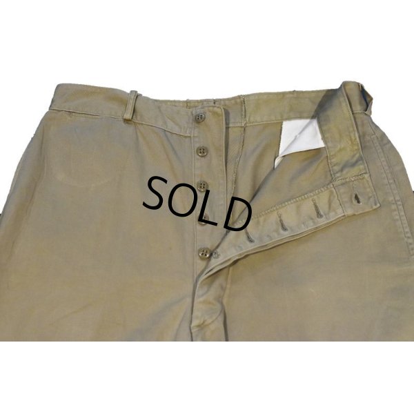 画像4: 【50's】【ビンテージ】【U.S.ARMY】米軍実物【チノパンツ】【チノパン】【34x33】