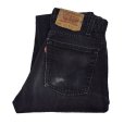 画像1: 【ビンテージ】【USA製】【LEVI'S】【リーバイス】５１２【512】【黒】【デニムパンツ】【29ｘ32】<br> (1)