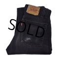 【ビンテージ】【USA製】【LEVI'S】【リーバイス】５１２【512】【黒】【デニムパンツ】【29ｘ32】 