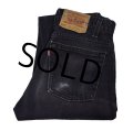 【ビンテージ】【USA製】【LEVI'S】【リーバイス】５１２【512】【黒】【デニムパンツ】【29ｘ32】 