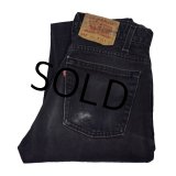 【ビンテージ】【USA製】【LEVI'S】【リーバイス】５１２【512】【黒】【デニムパンツ】【29ｘ32】 