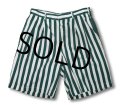 【ビンテージ】【オールドギャップ】【GAP】ギャップ 【緑ｘ白ストライプ】【２タックショートパンツ】【短パン】【コットンショーツ】【W30】 