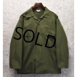 【60's】【ビンテージ】【B.V.D】u.s.army【PX品】【コットンポプリン】【ユーティリティシャツ】【サイズＬ】 
