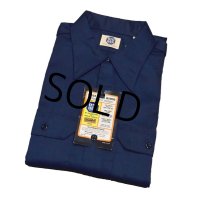 70's【デッドストック】USA製【ビンテージ】【BIG BEN by wrangler】【ビッグベン】【紺】【ワークシャツ】【16 1/2  L-SHORT】  