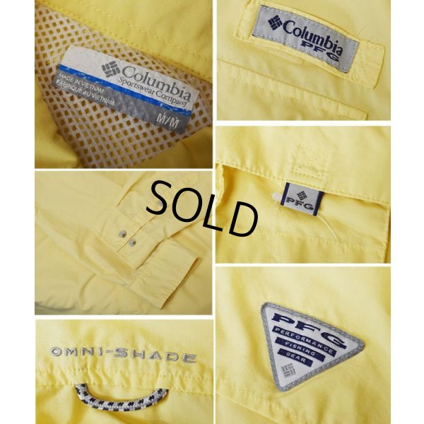 画像2: 【コロンビア】【Columbia】【PFG】黄色【フィッシングシャツ】【サイズ Ｍ】 