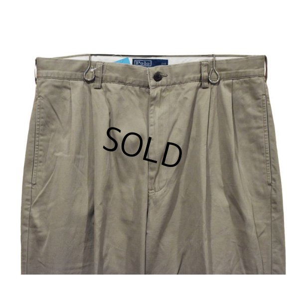 画像5: 【ラルフローレン】POLO RALPH LAUREN【ベージュ】HAMMOND PANTS【２タック】【コットンパンツ】【34×30】 