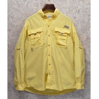 【コロンビア】【Columbia】【PFG】黄色【フィッシングシャツ】【サイズ Ｍ】 