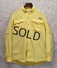 【コロンビア】【Columbia】【PFG】黄色【フィッシングシャツ】【サイズ Ｍ】 