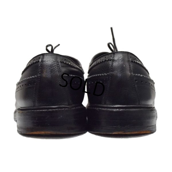 画像6: 【USA製】【ビンテージ】【HANOVER】【ハノーバー】黒【ウィングチップ】レザーシューズ【10 D/B】