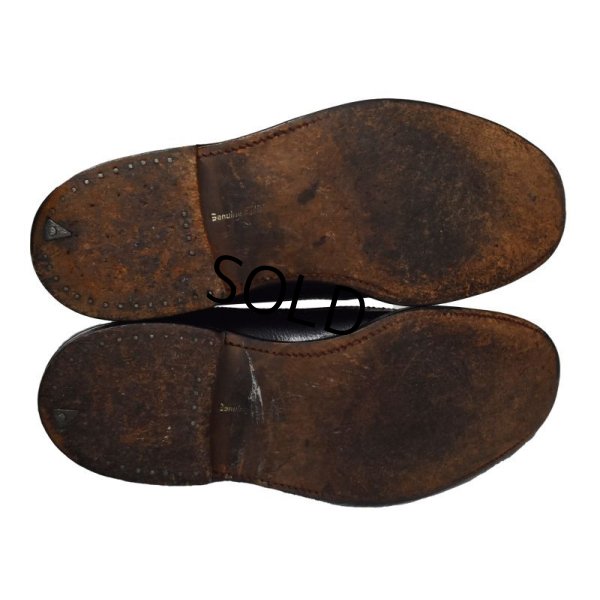 画像7: 【USA製】【ビンテージ】【HANOVER】【ハノーバー】黒【ウィングチップ】レザーシューズ【10 D/B】