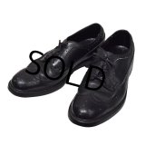 【USA製】【ビンテージ】【HANOVER】【ハノーバー】黒【ウィングチップ】レザーシューズ【10 D/B】 