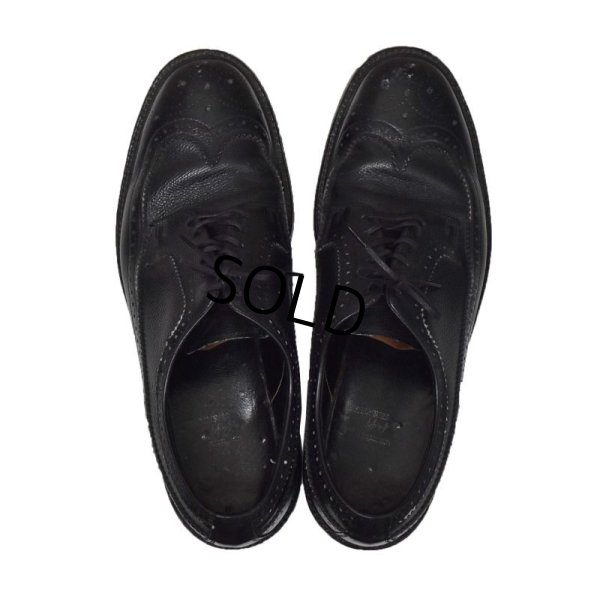 画像4: 【USA製】【ビンテージ】【HANOVER】【ハノーバー】黒【ウィングチップ】レザーシューズ【10 D/B】