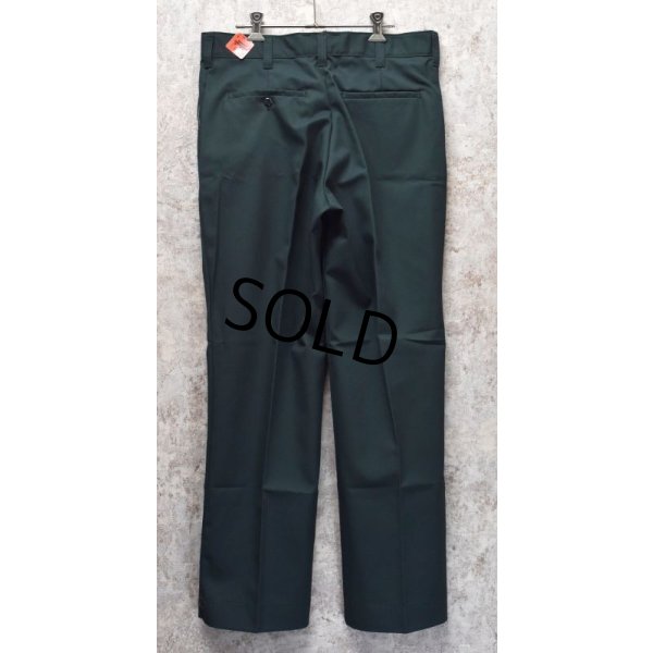 画像4: 80's【デッドストック】【USA製】【ビンテージ】【GARMENT CORP OF AMERICA】【ガーメントコープオブアメリカ】緑【ワークパンツ】【34x30】
