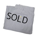 【RALPH LAUREN】【ラルフローレン】水色【ストライプ】【シアサッカーパンツ】２タックスラックス【36X34】 
