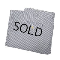 【RALPH LAUREN】【ラルフローレン】水色【ストライプ】【シアサッカーパンツ】２タックスラックス【36X34】 
