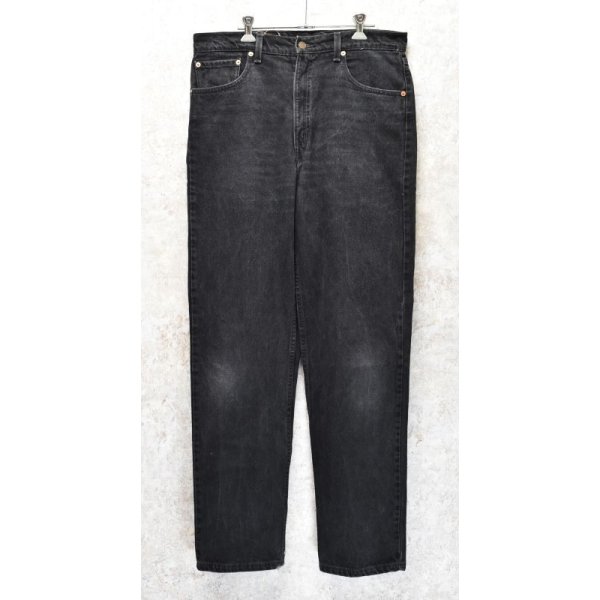 画像3: 90's【USA製】【ビンテージ】【LEVI'S】【リーバイス】【550】【ブラックデニム】【36x34】 