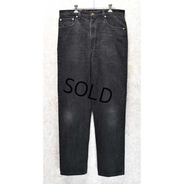 画像3: 90's【USA製】【ビンテージ】【LEVI'S】【リーバイス】【550】【ブラックデニム】【36x34】 