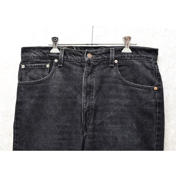 画像5: 90's【USA製】【ビンテージ】【LEVI'S】【リーバイス】【550】【ブラックデニム】【36x34】 