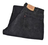 90's【USA製】【ビンテージ】【LEVI'S】【リーバイス】【550】【ブラックデニム】【36x34】 