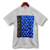 【デッドストック】【ビンテージ】【白】UNITED STATES NAVY【戦艦】【Tシャツ】【サイズＭ】 