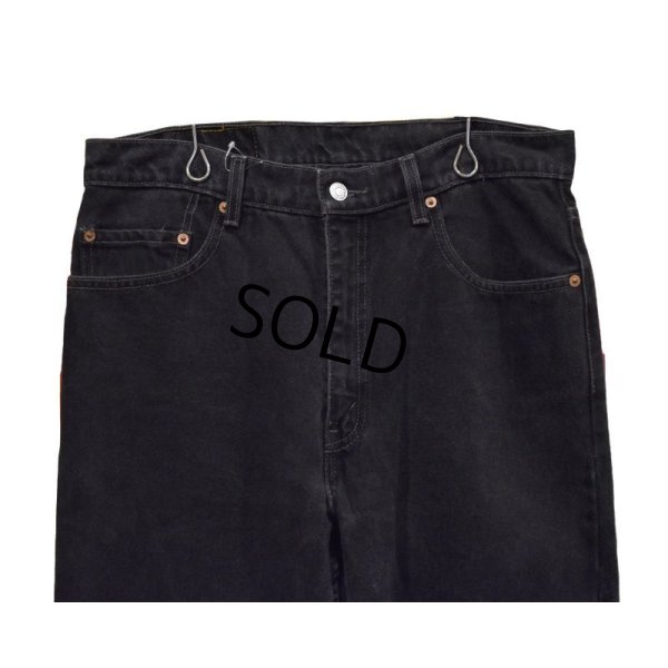 画像4: 90's【ビンテージ】【LEVI'S】【リーバイス505】505【黒】【デニムパンツ】ブラックデニム【34x36】